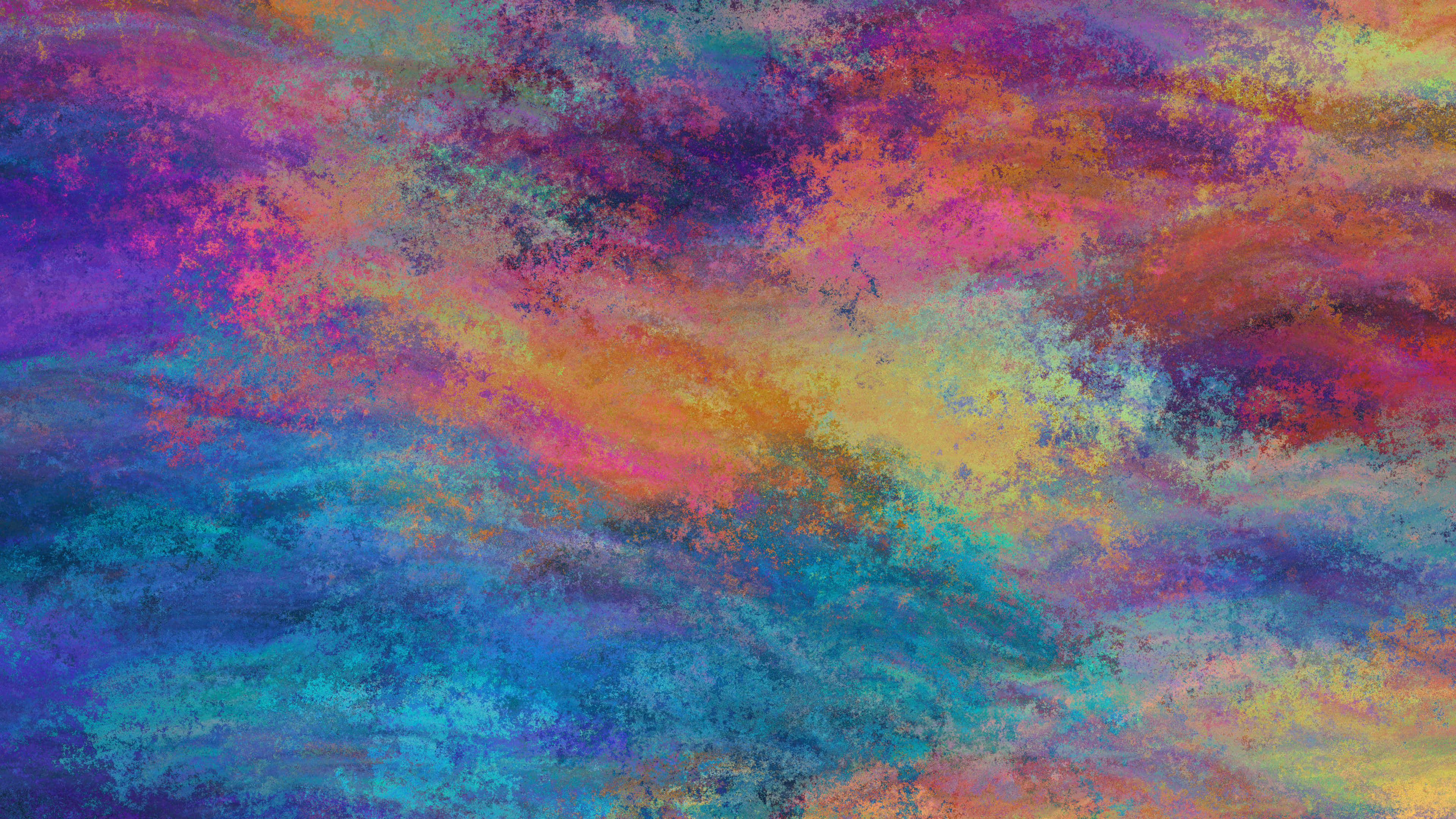 purple, pink, orange, 4K Desktop Wallpaper