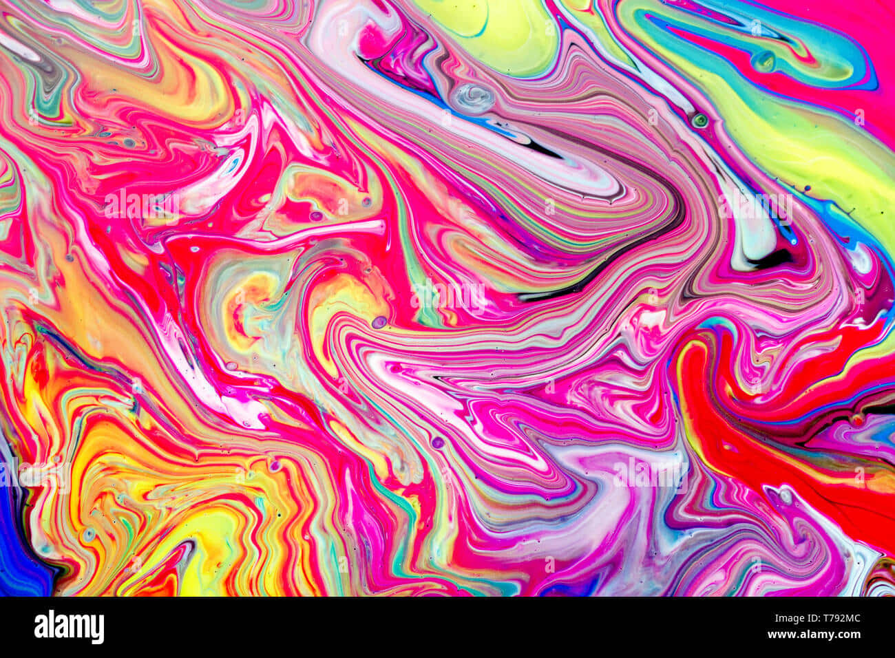 colorful pattern, neon pink, yellow, HD Desktop Wallpaper