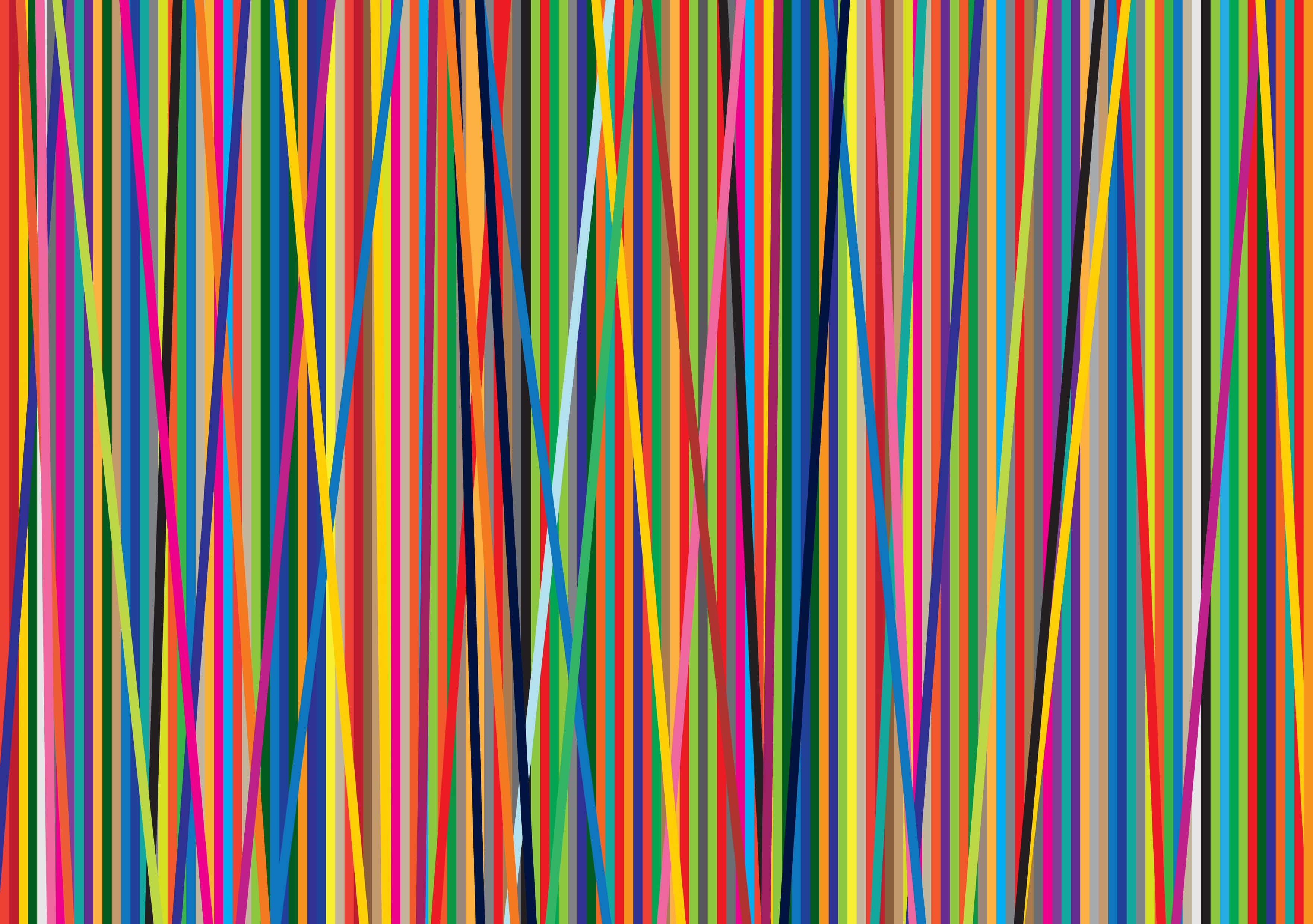 Colorful Pattern, vibrant multicolored diagonal stripes, dynamic abstract pattern, 2K Desktop Wallpaper