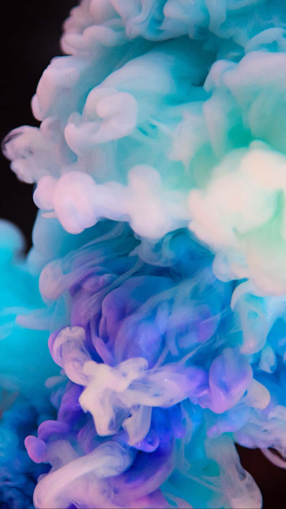 Colorful Smoke, blue, purple, HD Phone Wallpaper
