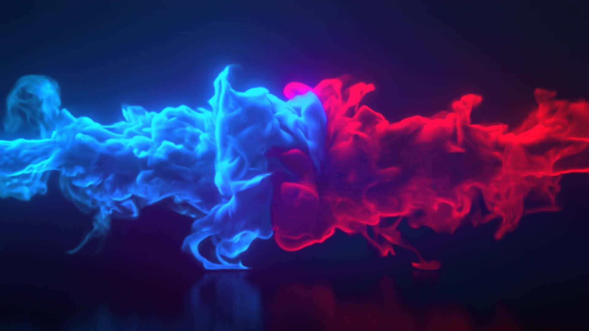 Colorful Smoke, neon smoke, blue, Full HD Desktop Wallpaper