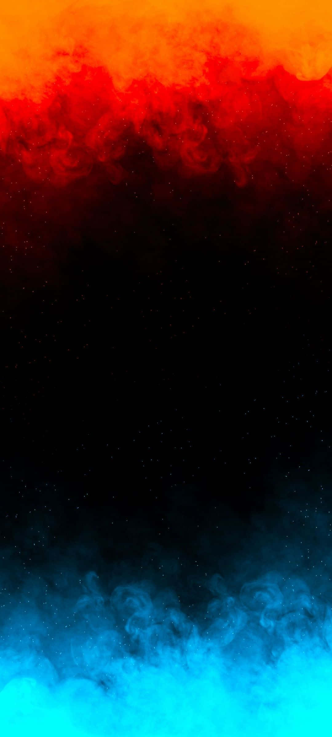 colorful smoke, vibrant orange, red smoke, Full HD Phone Wallpaper