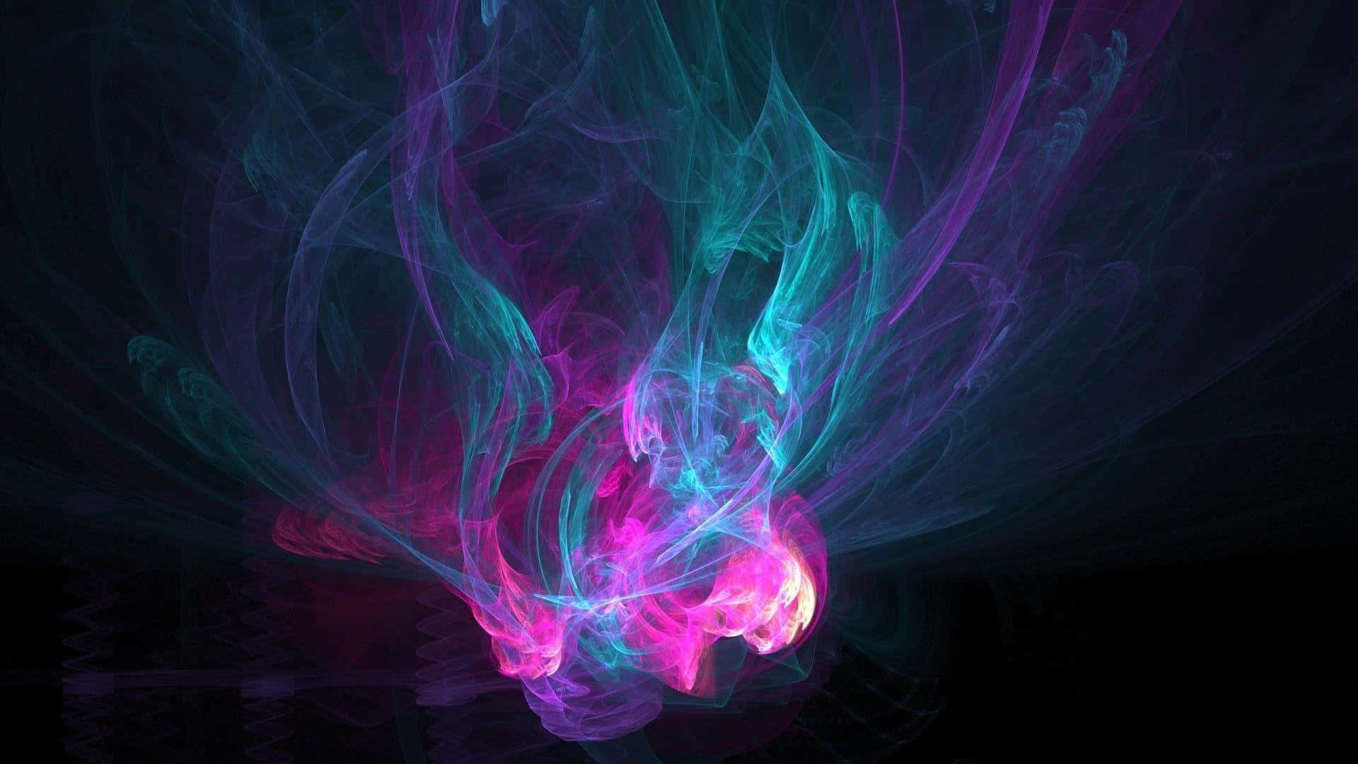 Colorful Smoke, neon smoke, electric pink, Full HD Desktop Wallpaper