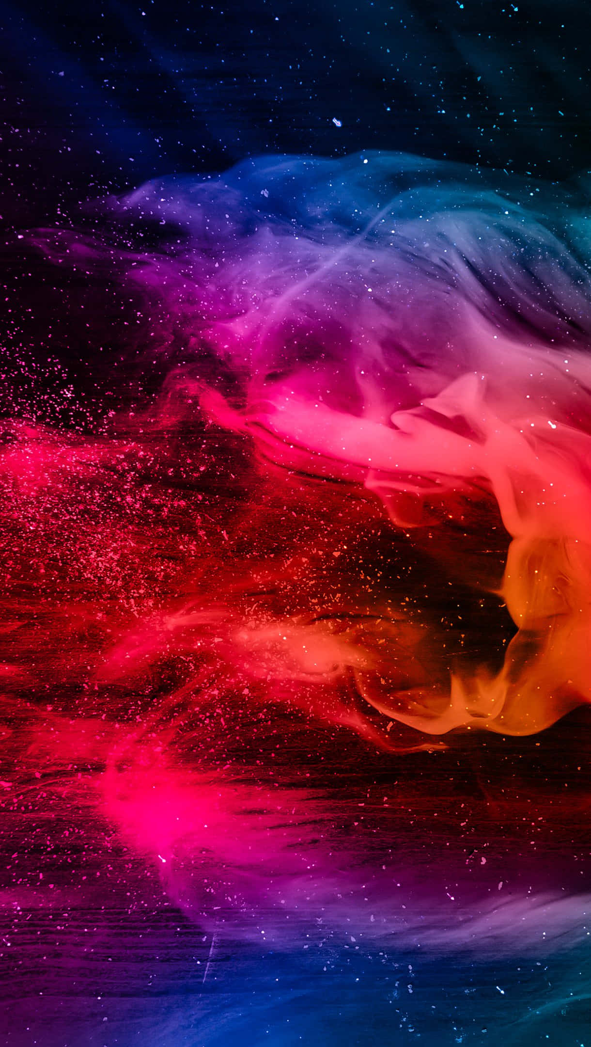 colorful smoke, cosmic nebula, electric pink, Full HD Phone Wallpaper