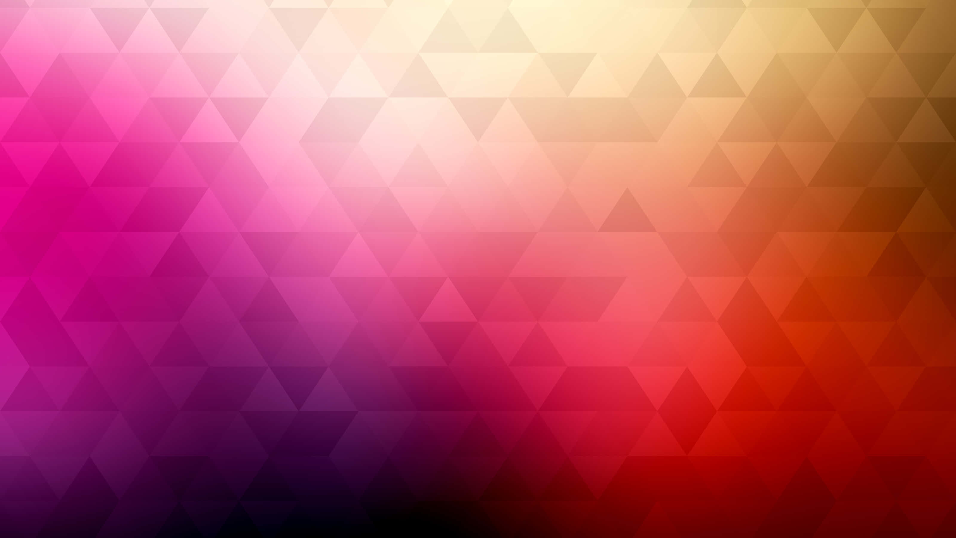 colorful triangular gradient background, magenta, gold, 2K Desktop Wallpaper