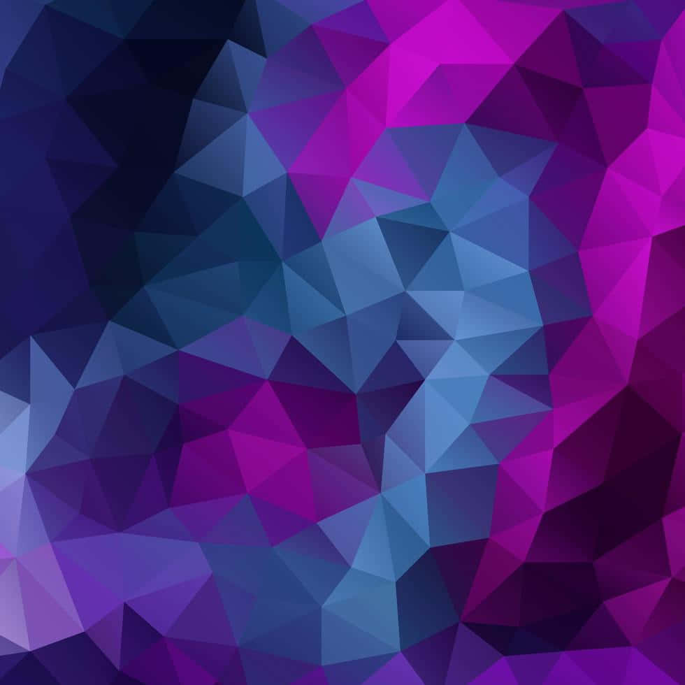 abstract colorful polygon background, interlocking triangles, deep purples, SD Desktop Wallpaper