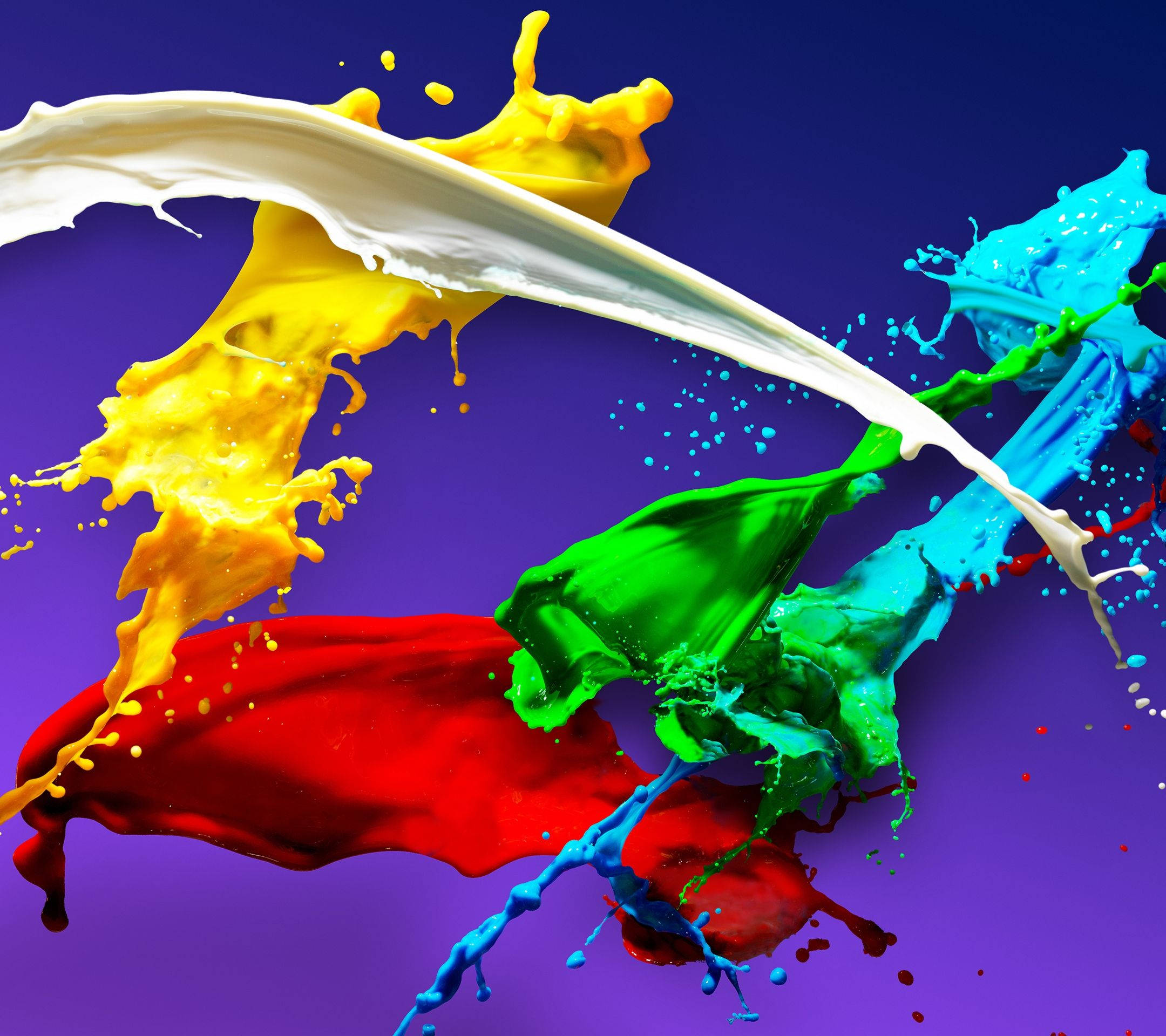 Lenovo Tablet, purple surface, red, Full HD Desktop Wallpaper