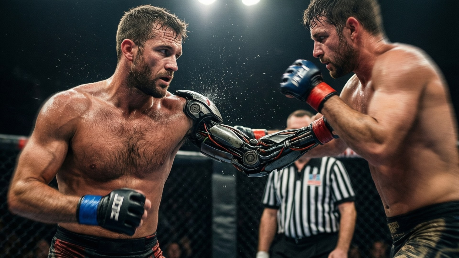 Colt Cabana, bionic elbow move, elbow impact, Full HD Desktop Wallpaper