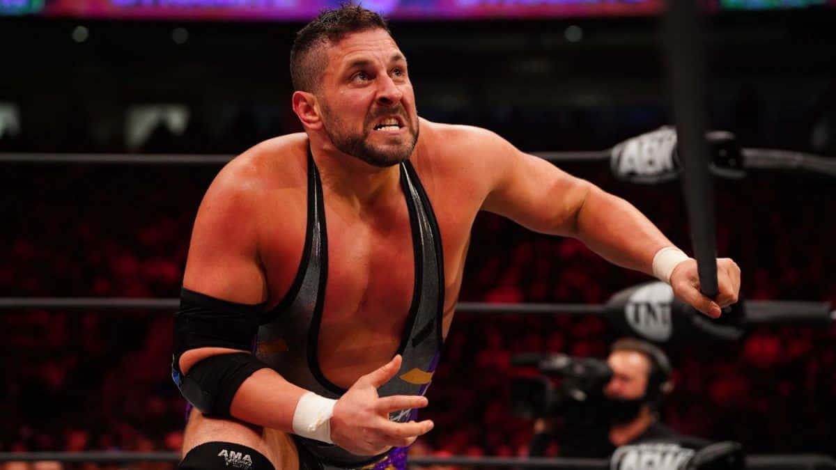 Colt Cabana, wrestling match, black and purple singlet, SD Desktop Wallpaper