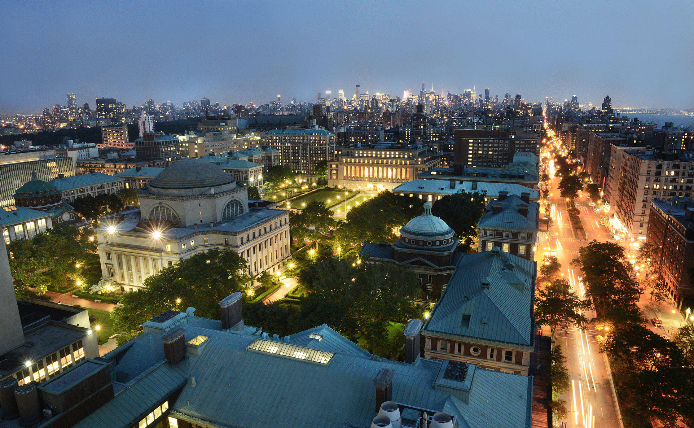 Columbia University, apartment complex, domed buildings, Full HD Desktop Wallpaper