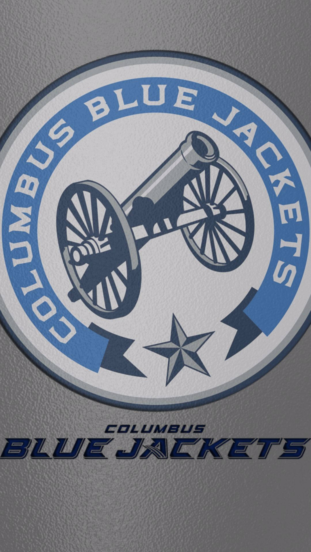 Columbus Blue Jackets, logo, cannon, Full HD Phone Wallpaper