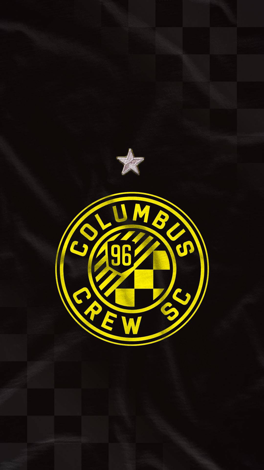Columbus Crew, bold yellow, black fabric, Full HD Phone Wallpaper