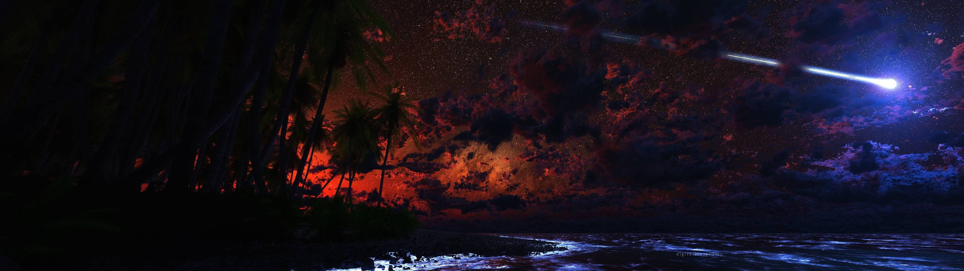 3840x1080, 4K, comet, 4K Desktop Wallpaper