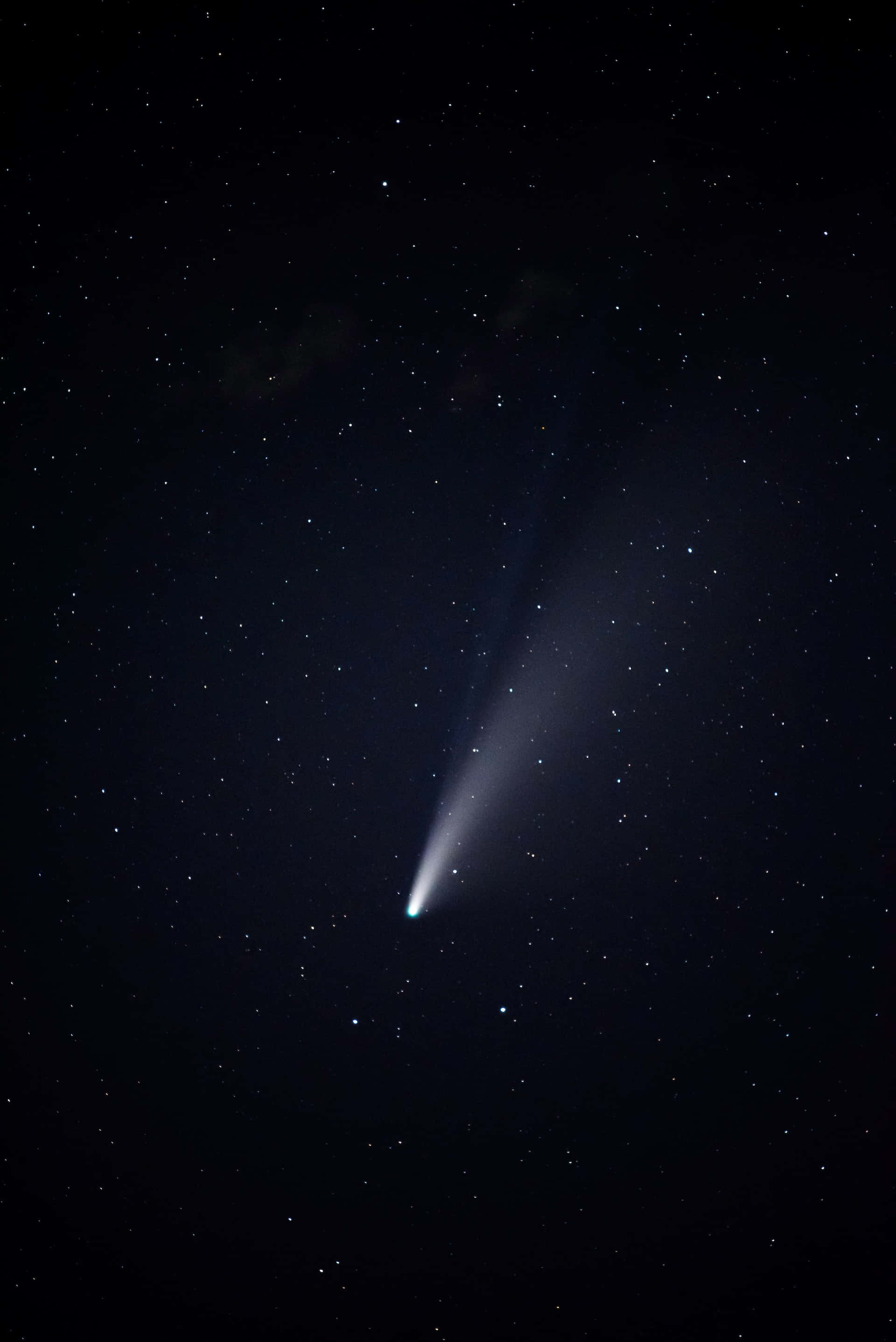 comet, night sky, starry night sky, 2K Phone Wallpaper