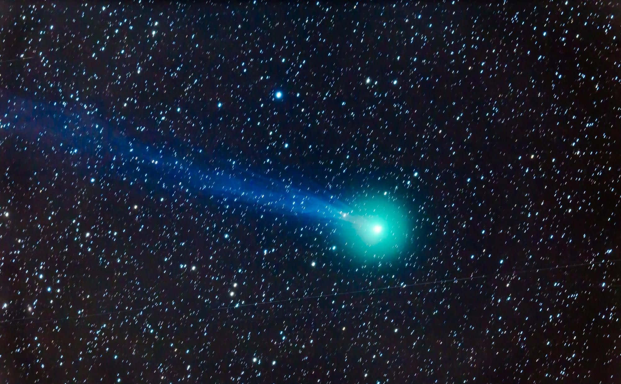 comet 1999, 1236, vibrant green comet, Full HD Desktop Wallpaper