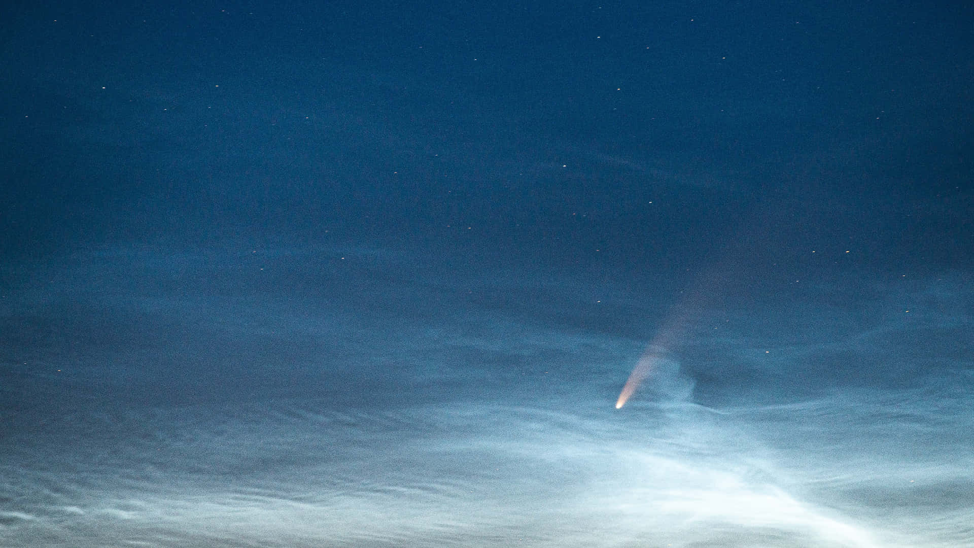 Comet, Night Sky, Starry Night Sky, Full HD Desktop Wallpaper
