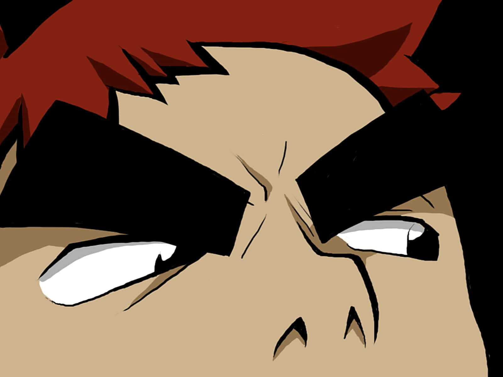 Commander Amarao, red hair, narrowed eyes, HD Desktop Wallpaper