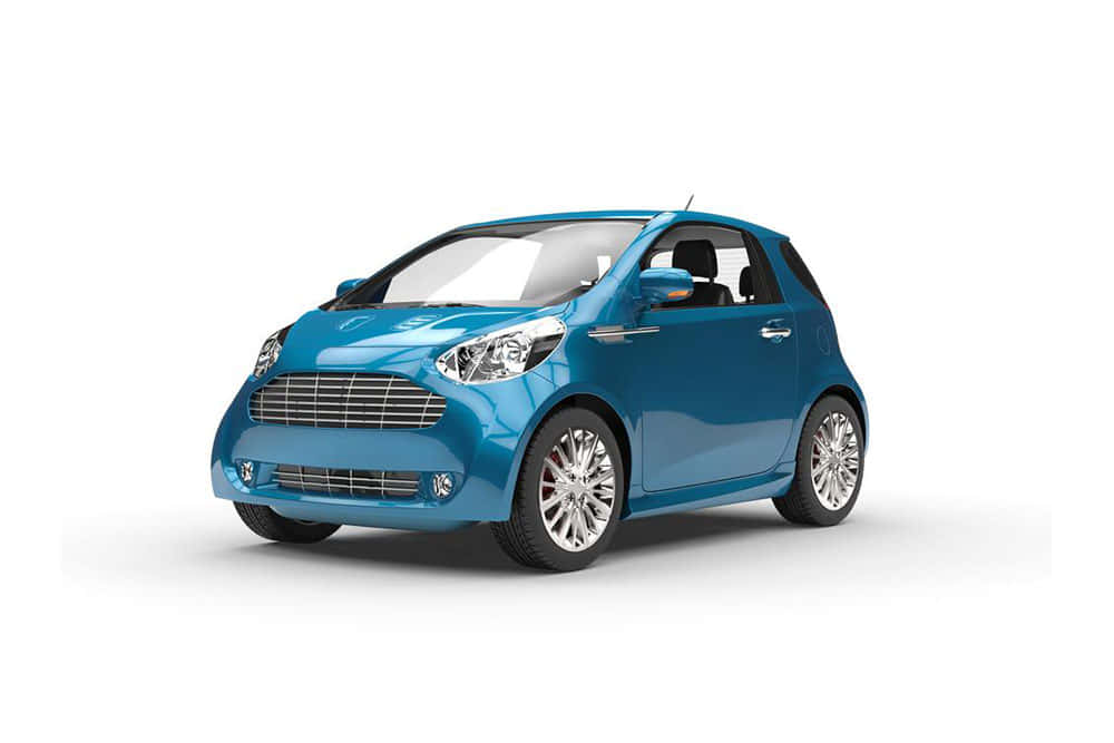 blue, silver rims, chrome accents, SD Desktop Wallpaper