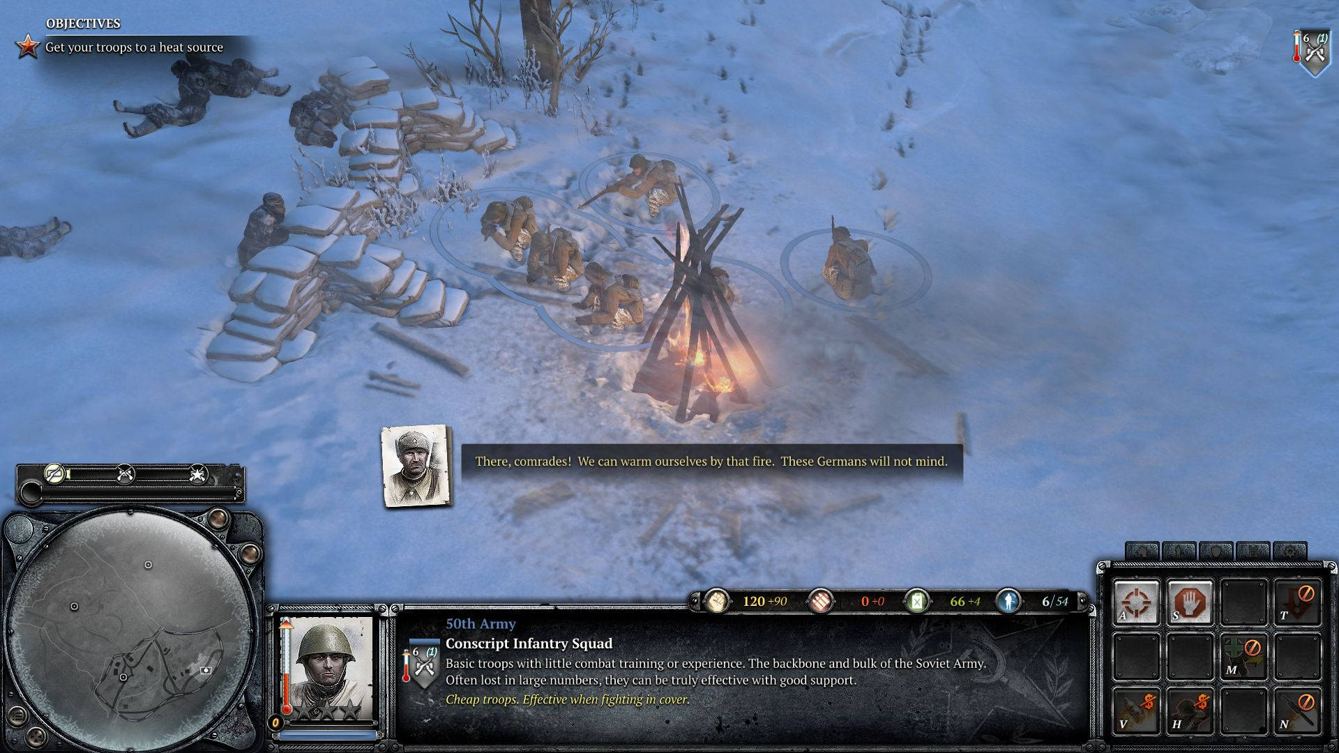 Company Of Heroes 2, 50th Army, bonfire, Full HD Desktop Wallpaper
