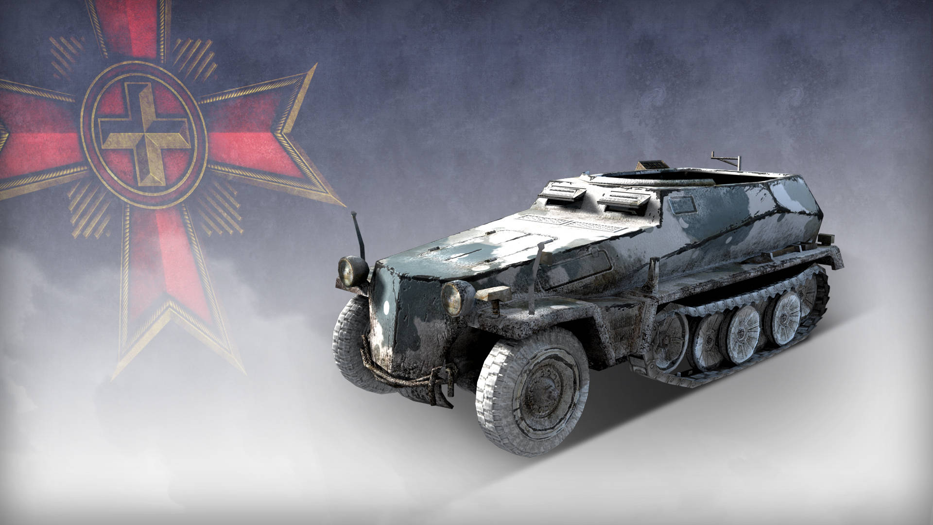Company Of Heroes 2, half track, camouflage paint, Full HD Desktop Wallpaper