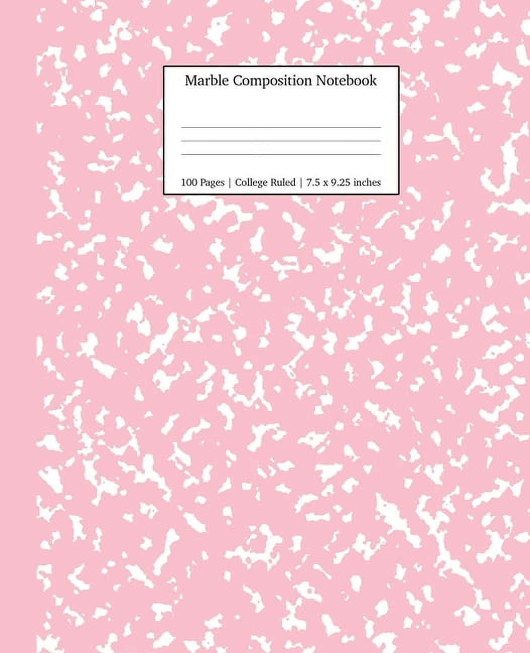 pink marble pattern, white speckles, black text label, HD Phone Wallpaper