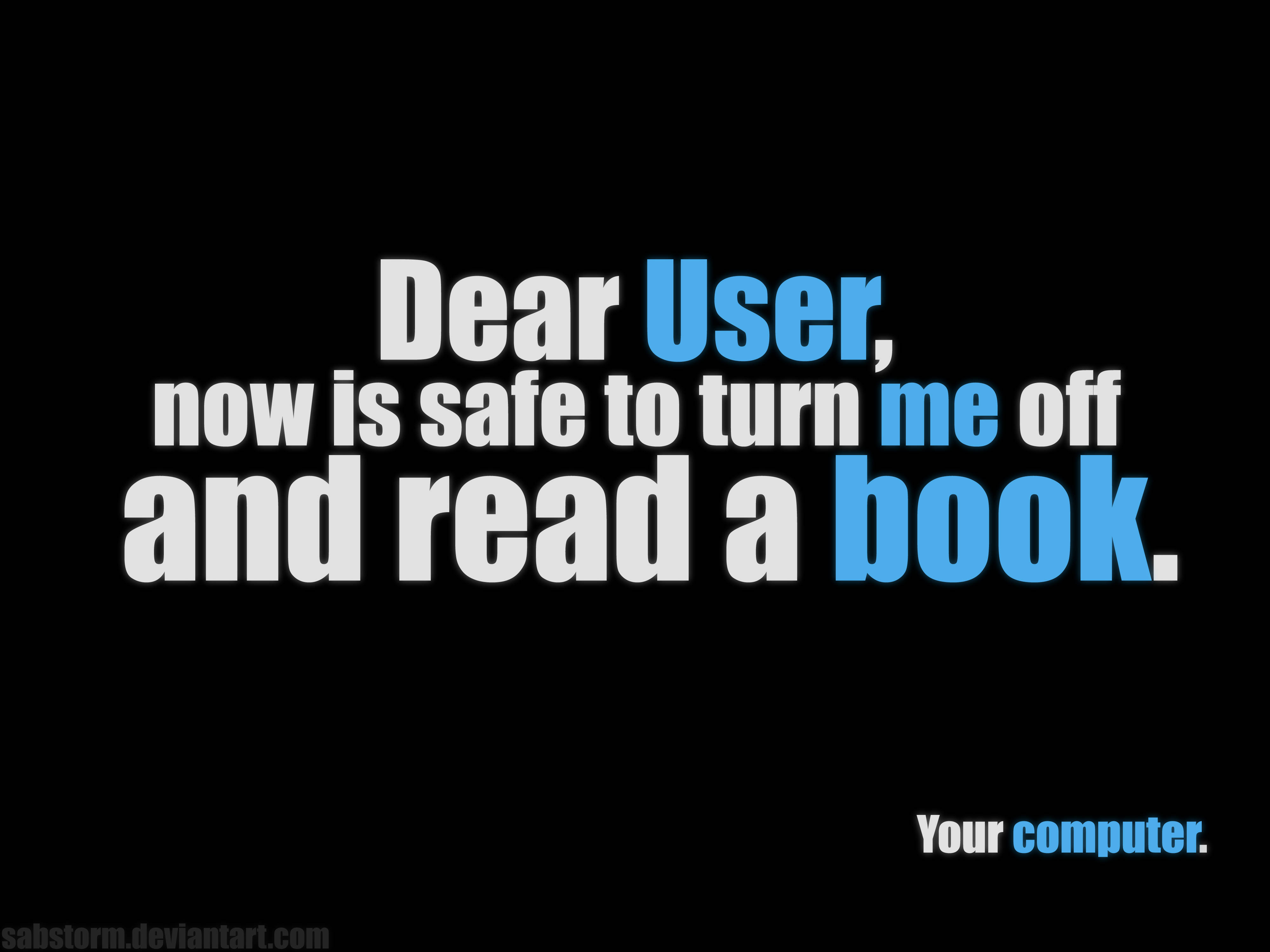 black background, white and blue text, modern workspace, 4K Desktop Wallpaper