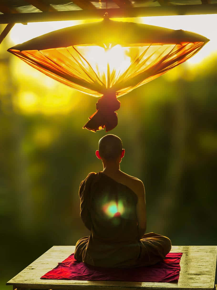 Concentration, 910 x 1213, monk, SD Phone Wallpaper