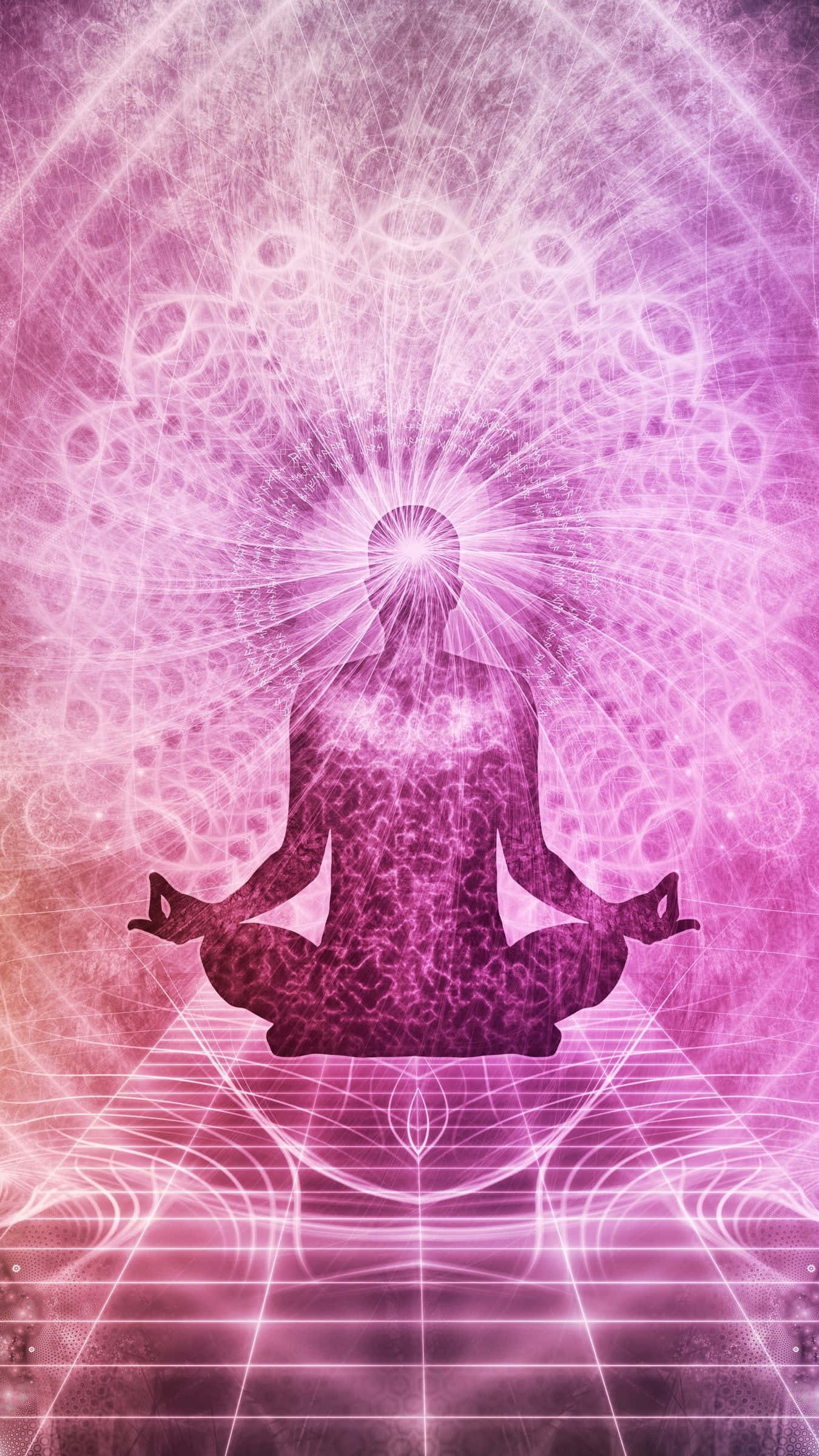 Concentration, 1350 x 2400, meditating human silhouette, Full HD Phone Wallpaper
