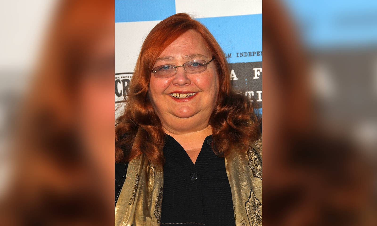 Conchata Ferrell, glasses, red hair, HD Desktop Wallpaper