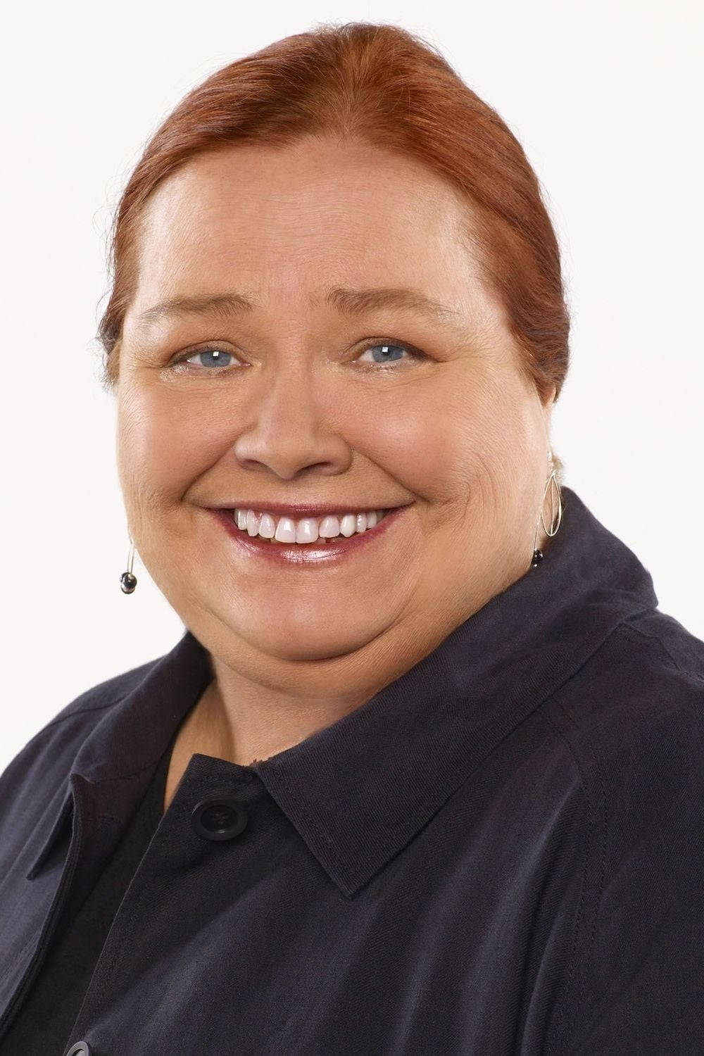 Conchata Ferrell, red hair, blue eyes, HD Phone Wallpaper