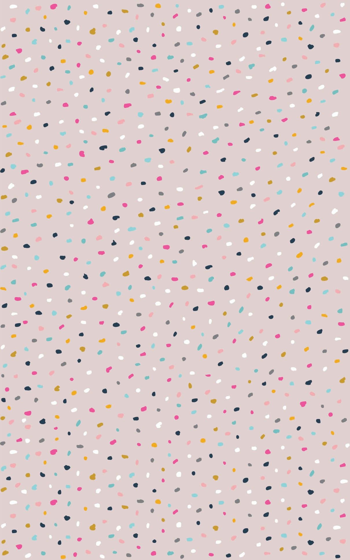 iPhone, pastel pink, colorful abstract speckles, Full HD Phone Wallpaper