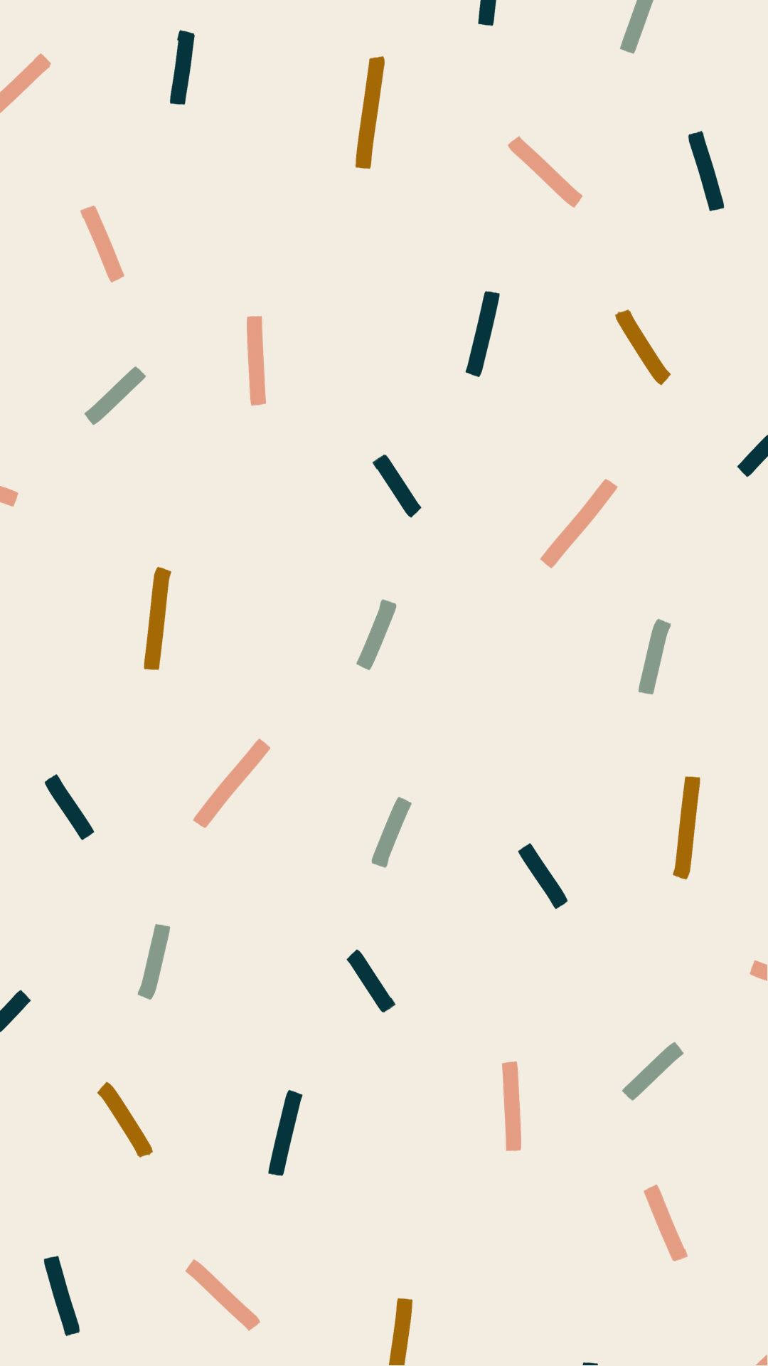 iPad Pro, cute confetti pattern, pastel-colored, Full HD Phone Wallpaper