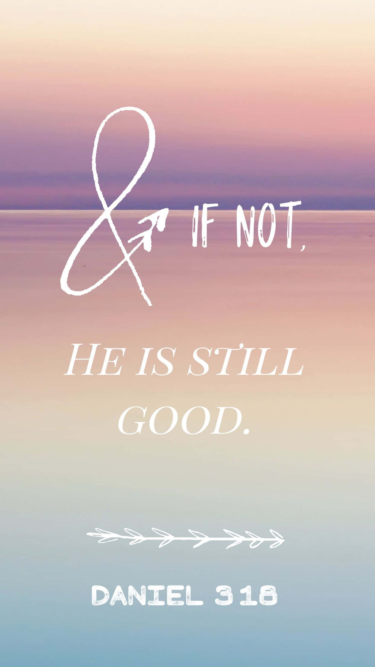 Daniel 3:18, Confidence, pink purple and blue hues, Full HD Phone Wallpaper