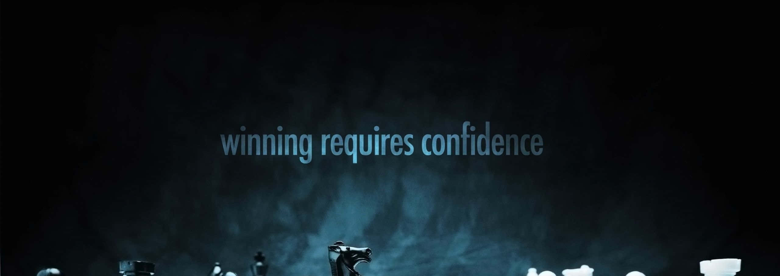 Confidence, Chess pieces, silhouette, 2K Desktop Wallpaper