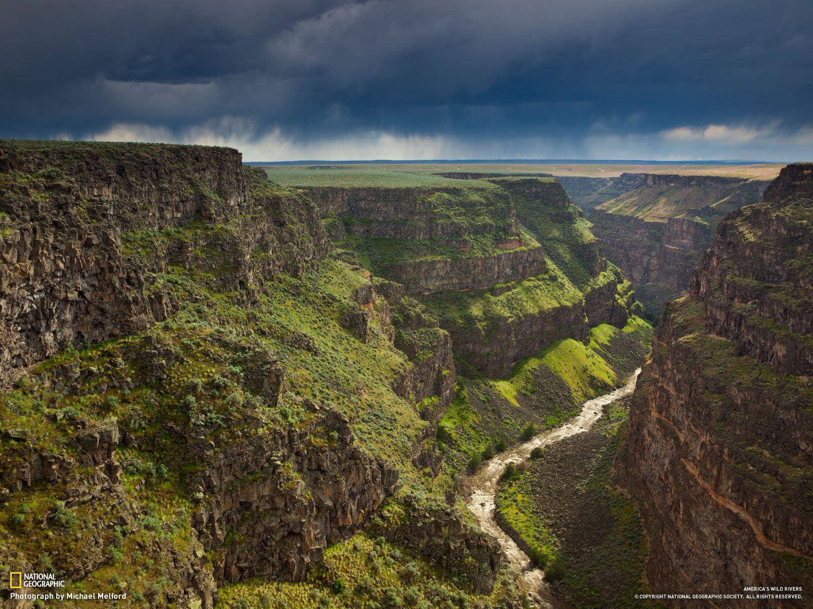 Congo, mountain, river, HD Desktop Wallpaper