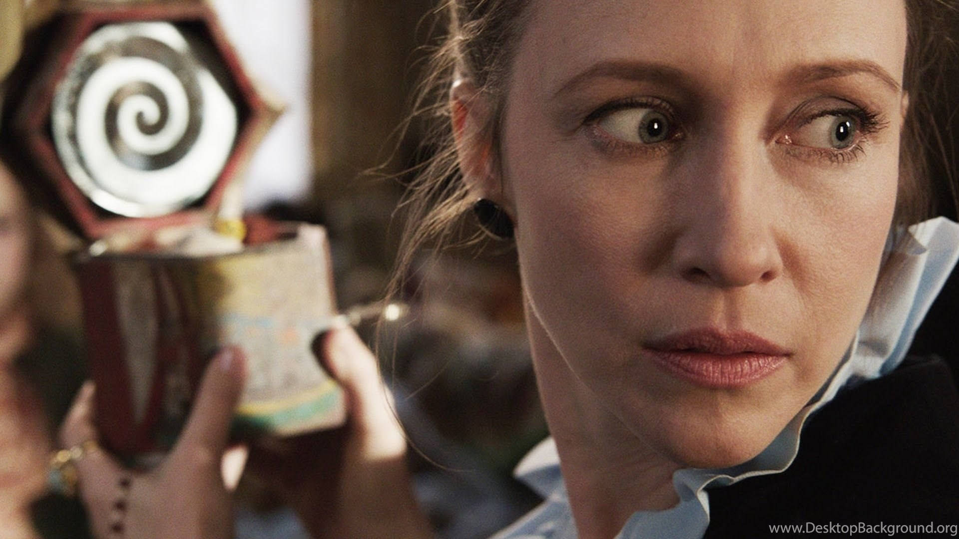 The Conjuring, antique music box, spiral-patterned trophy, Full HD Desktop Wallpaper