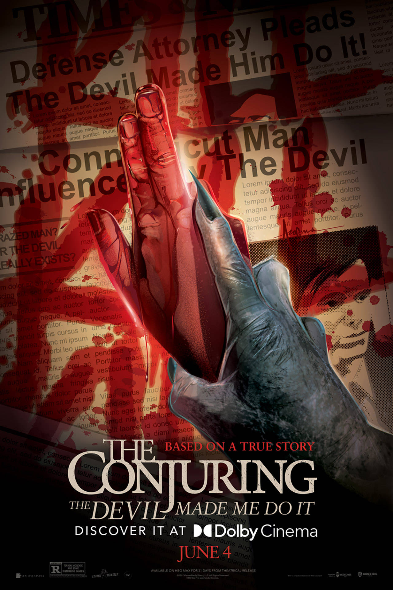 The Conjuring, deviant art poster, pale hand, Full HD Phone Wallpaper