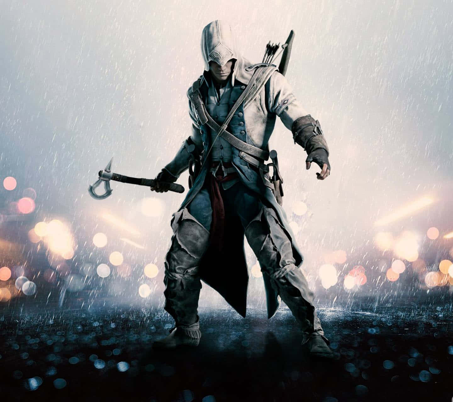 Connor Kenway, tomahawk, quiver, HD Desktop Wallpaper