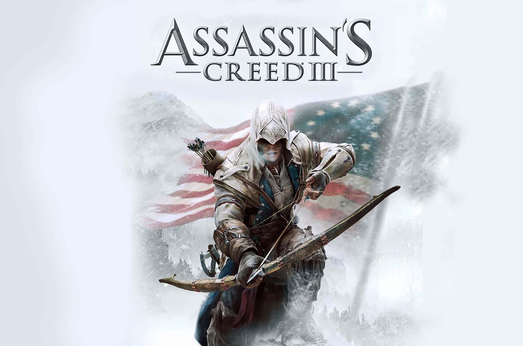 Connor Kenway, 1813, snowy backdrop, HD Desktop Wallpaper