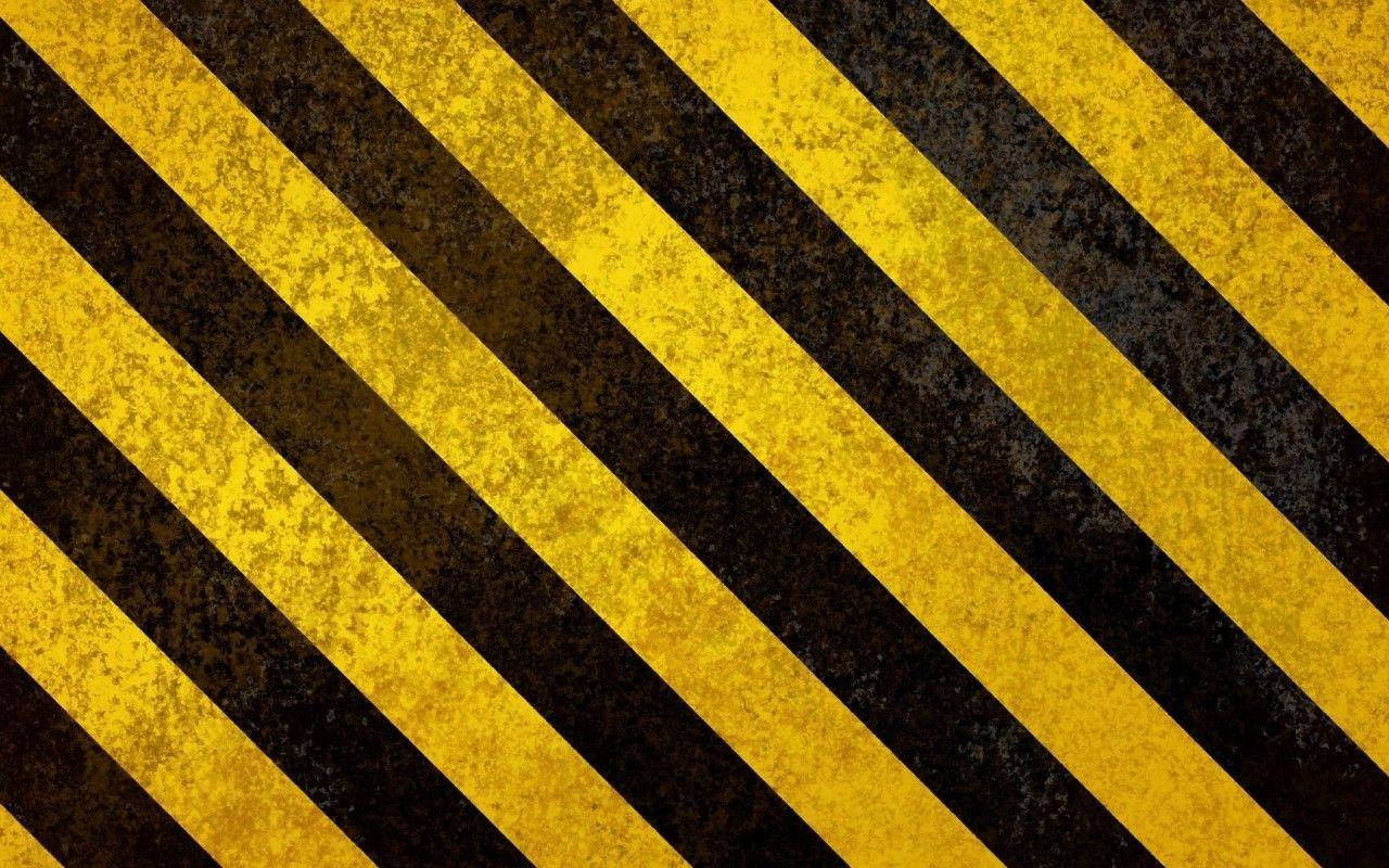 yellow and black stripes, textured, weathered surfaces, HD Desktop Wallpaper
