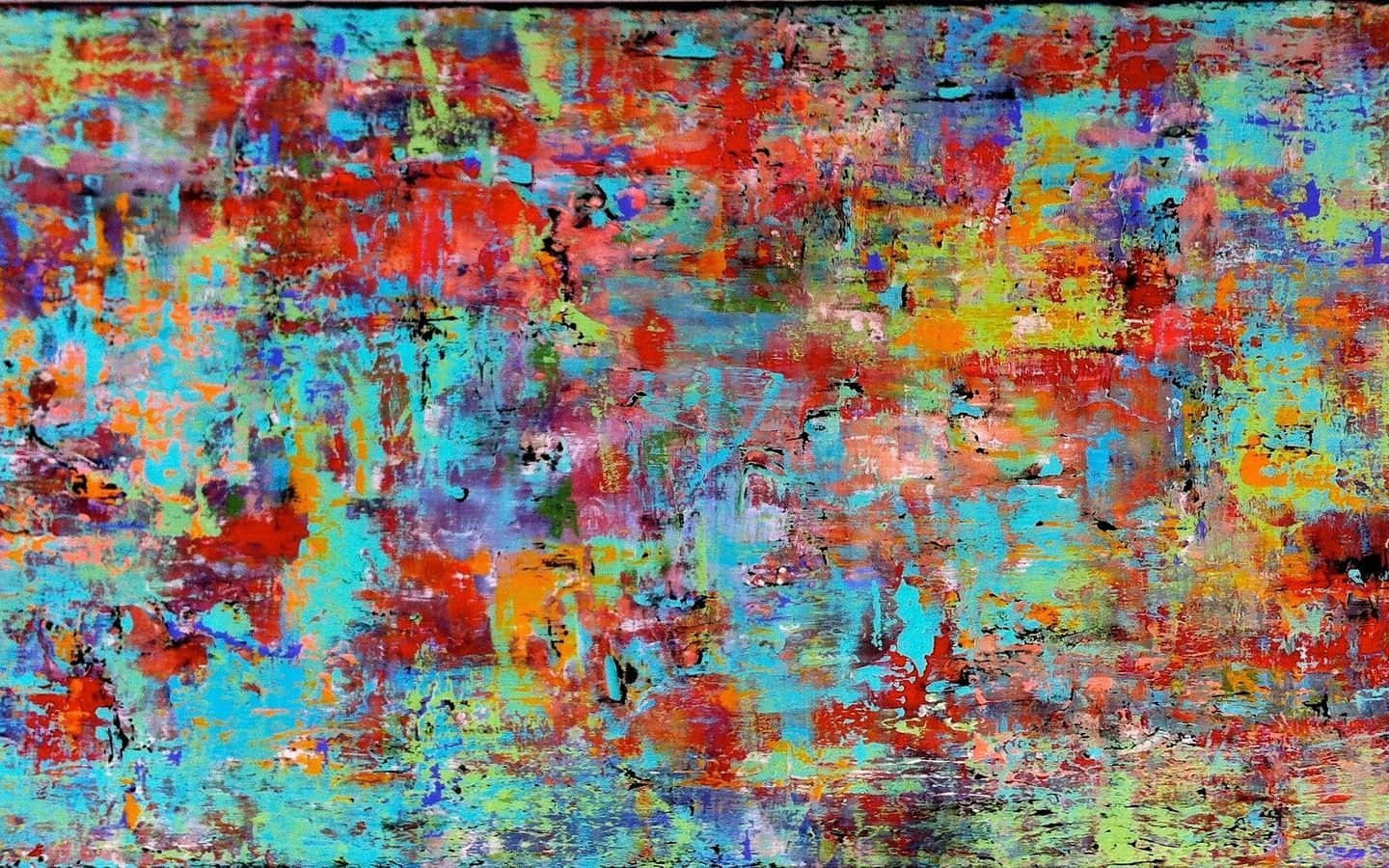 Contemporary Art, red, blue, HD Desktop Wallpaper