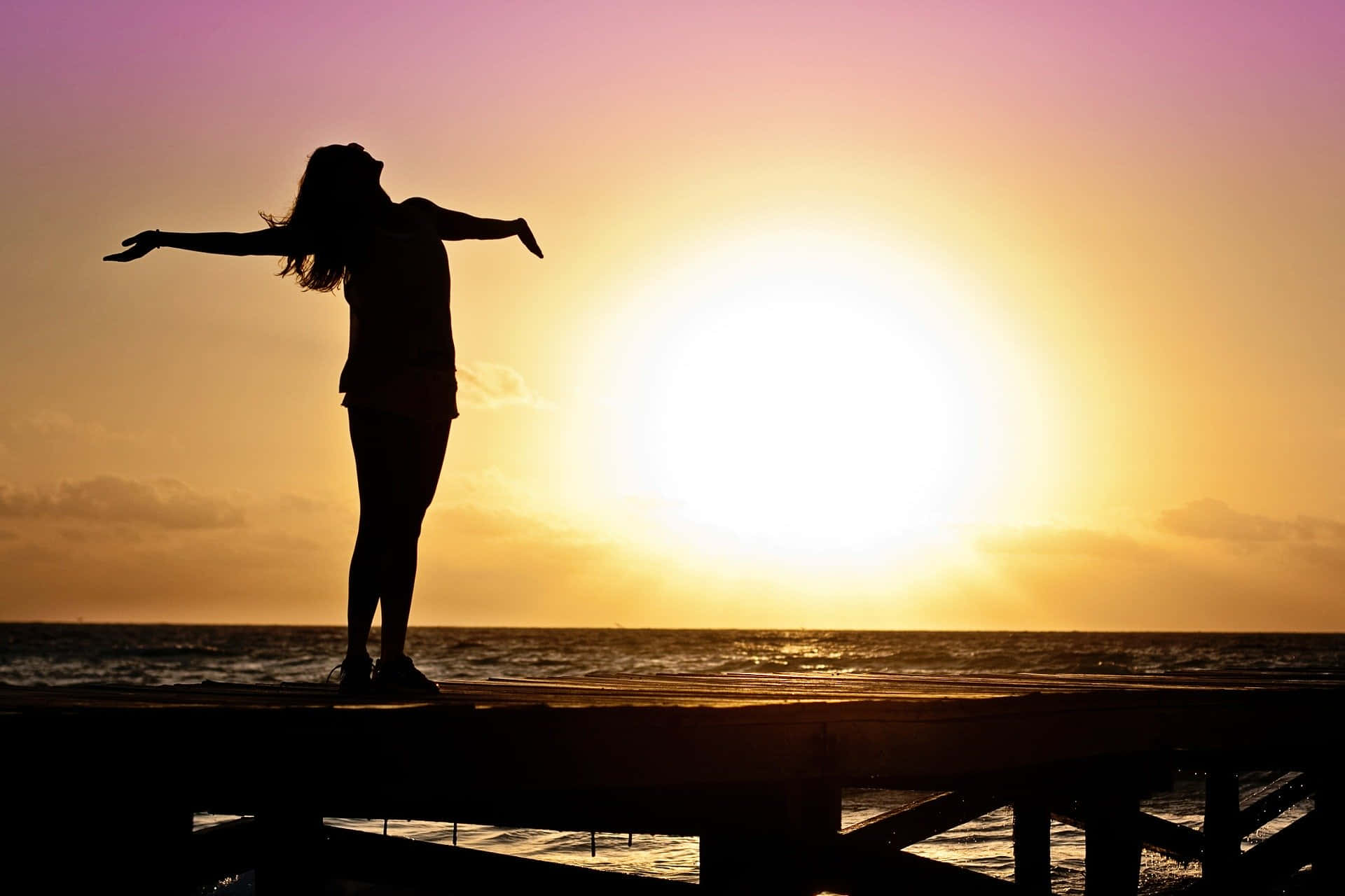 contentment, 1920 x 1280, wooden pier, Full HD Desktop Wallpaper
