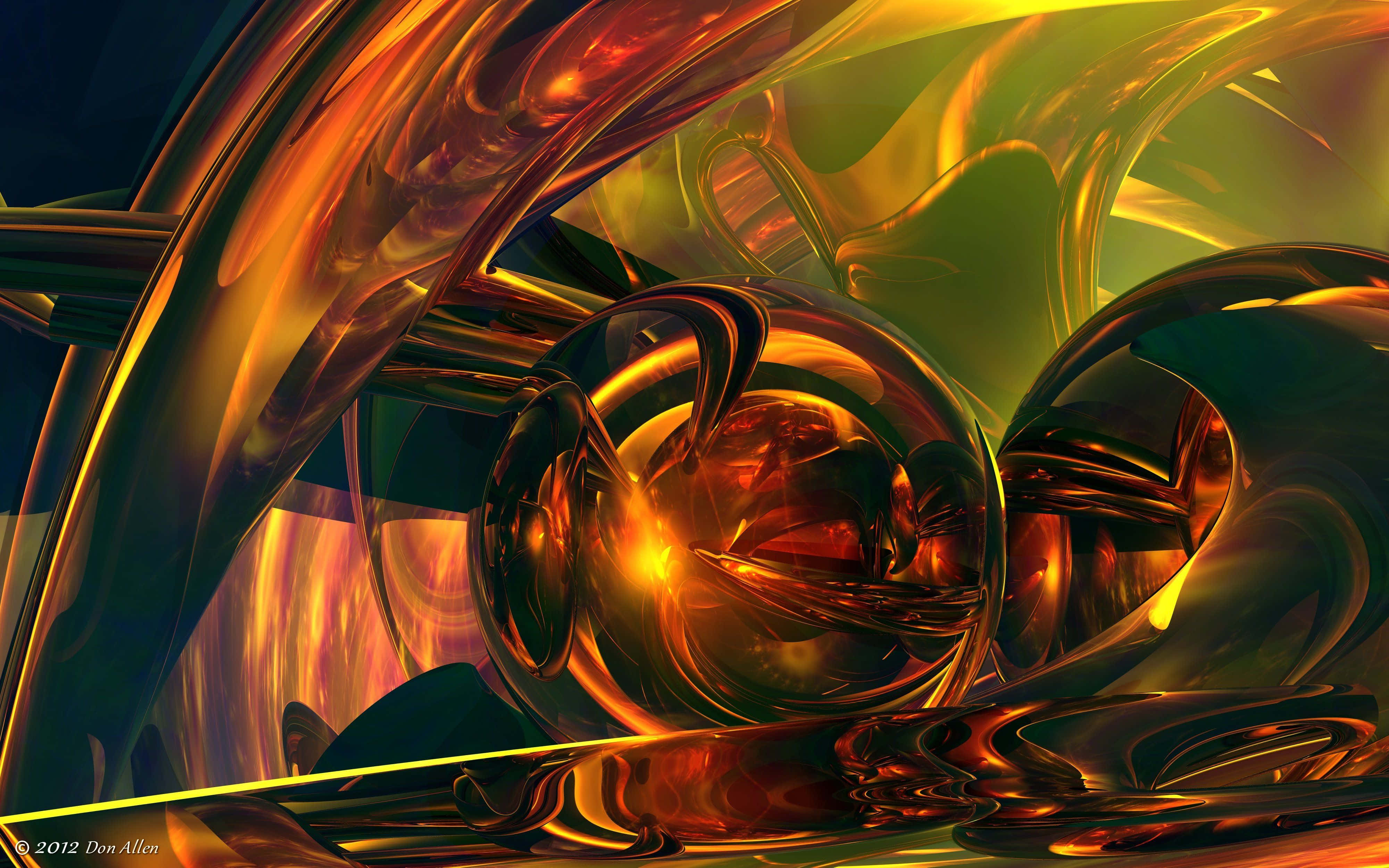 contrast 4000 x 2500, golden, amber metallic, 4K Desktop Wallpaper