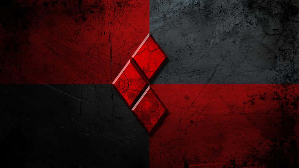 Contrast 970 x 545, red, black, SD Desktop Wallpaper