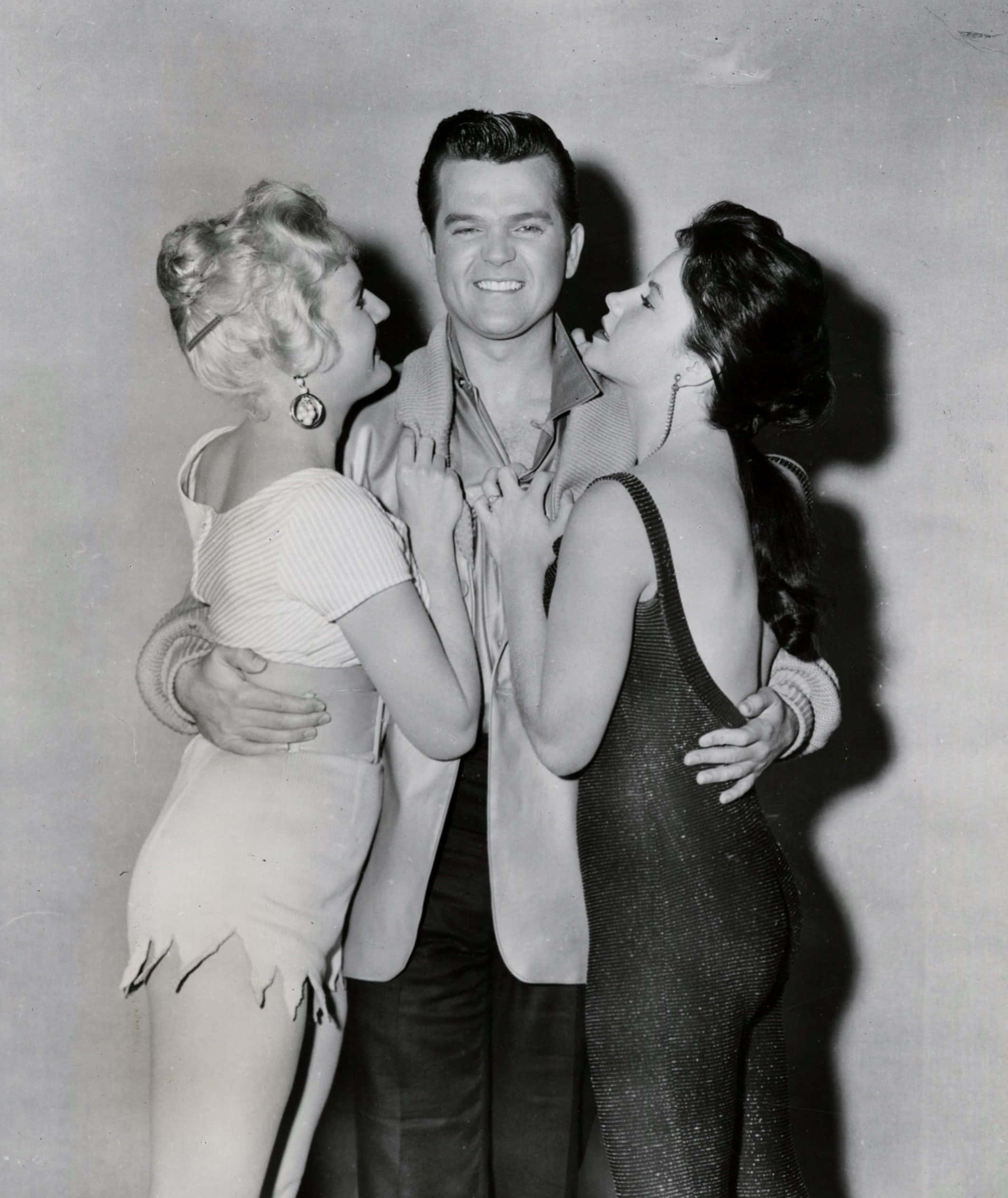 Conway Twitty, vintage photo, light jacket, Full HD Phone Wallpaper