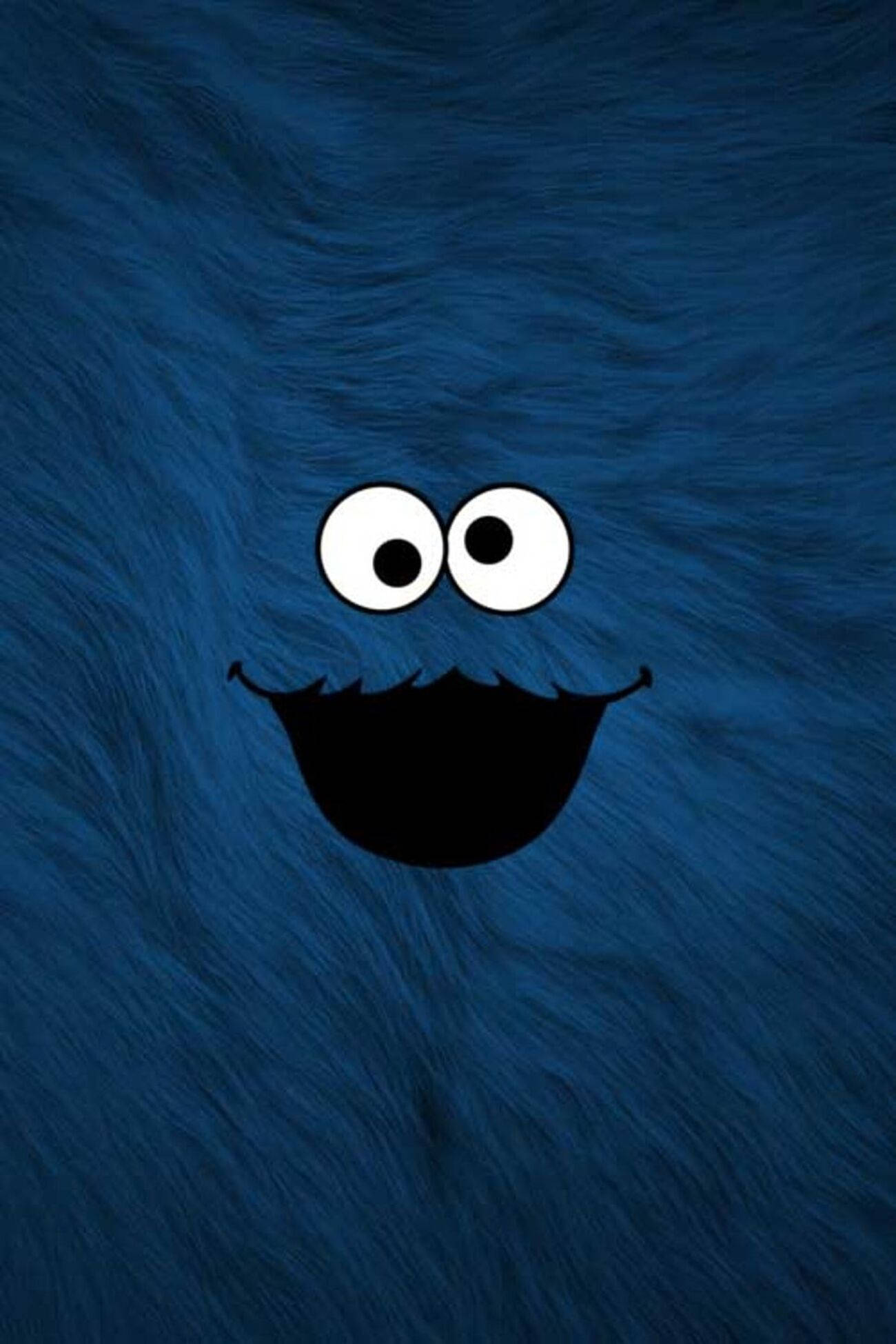 Cookie Monster, furry, blue fur, Full HD Phone Wallpaper