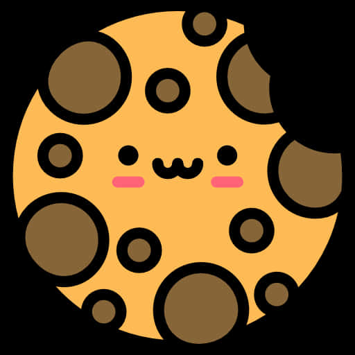 cookie swirl c, smiling face, chocolate chips, SD Desktop Wallpaper