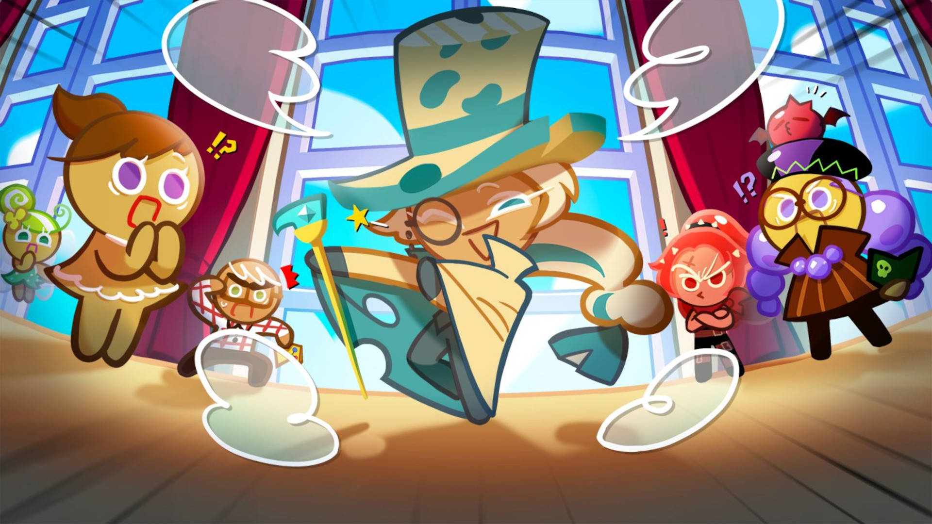 Cookie Run, video game series, anime-style, Full HD Desktop Wallpaper