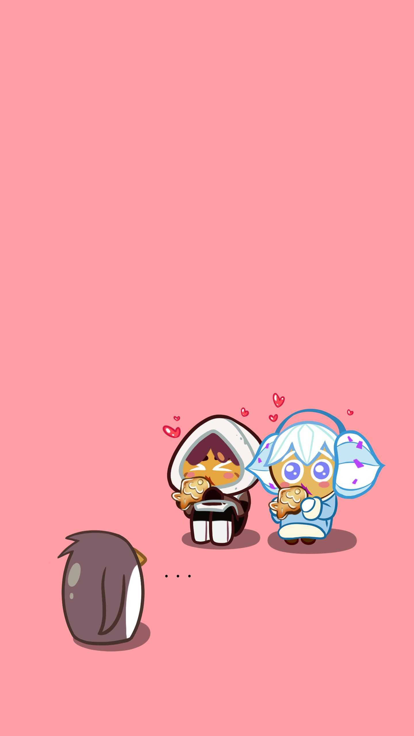 Cookie Run, pink, cartoon characters, 2K Phone Wallpaper