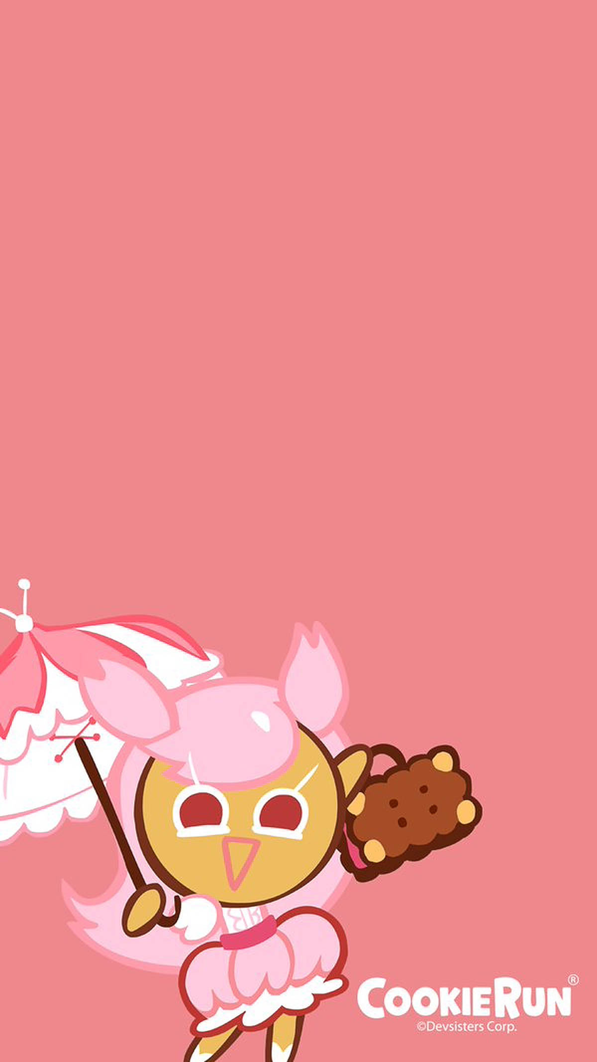 Cookie Run, pastel pink, ballet outfit, Full HD Phone Wallpaper